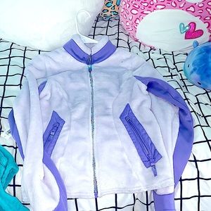 A little worn Champion jacket. In good shape, will be washed